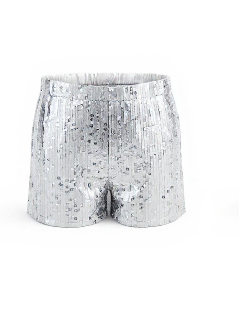 1970s Metallic Sequined Disco Shorts