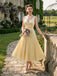 Champagne 1950s Satin Backless Pleated Dress - vintage dress, retro fashion, rockabilly