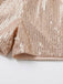 Champagne 1980s Sequin One Piece Romper 7