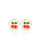 Cherry Pearl Stud Earrings, vintage fashion, retro style - perfect for women who love vintage and retro fashion