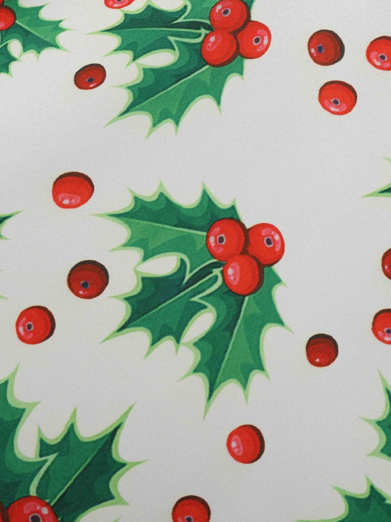 Christmas 1950s V-Neck Patchwork Swing Dress — vintage elegance for the modern woman