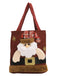 She adds this Christmas 3D Gift Candy Handbag and suddenly it's vintage perfection