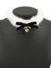 Christmas Bowknot Bell Plush Choker Necklace - vintage fashion, retro style