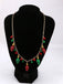 Christmas Bulb Bell Necklace & Earrings Set - vintage fashion, retro style