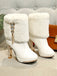 This Christmas Fur And Leather Rhinestone Boots whispers vintage secrets to those who notice