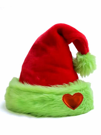 Christmas Grinch Fur Christmas Hat - vintage fashion, retro style