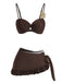 Coffee 1980s Set Bikini Set