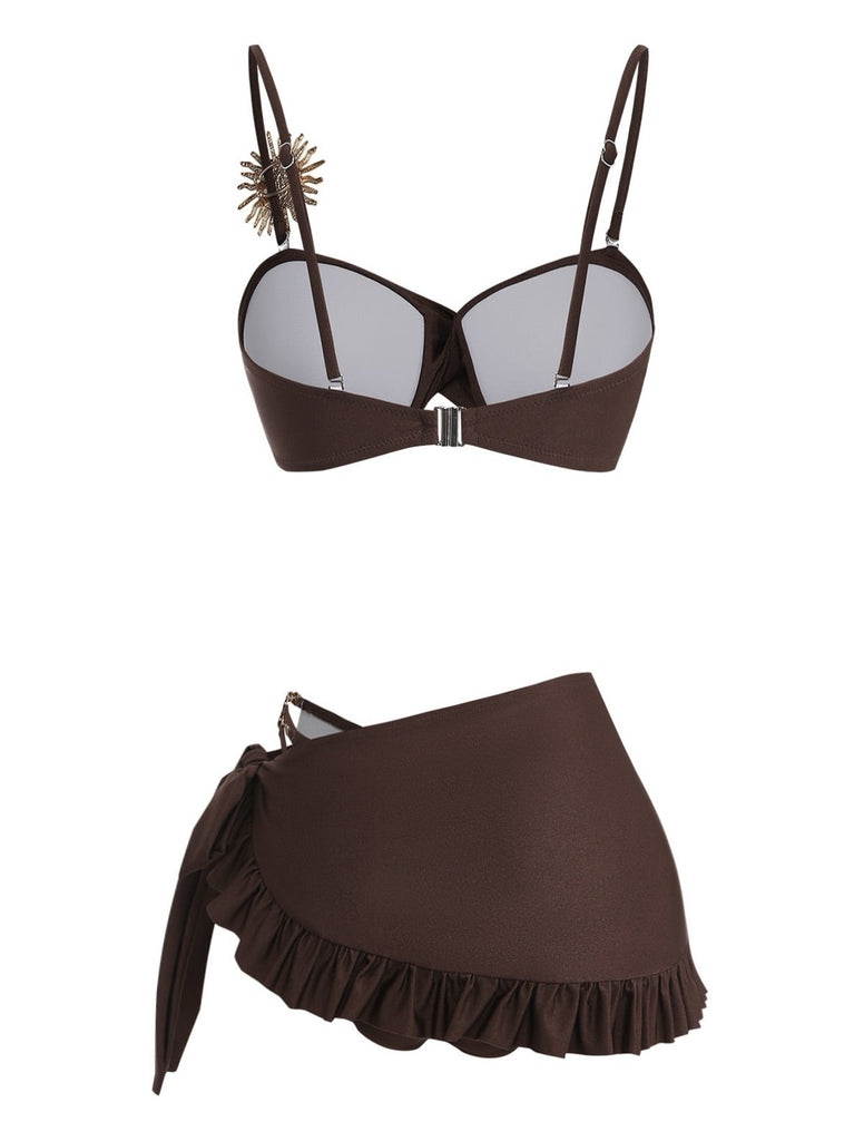 Coffee 1980s Set Bikini Set 2