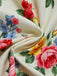 [Pre-Sale] Cream Color 1940s Floral Vintage Dress 5