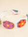 Crochet Floral Boho Headband Hair Accessory - vintage accessory, 1920s style for vintage lovers