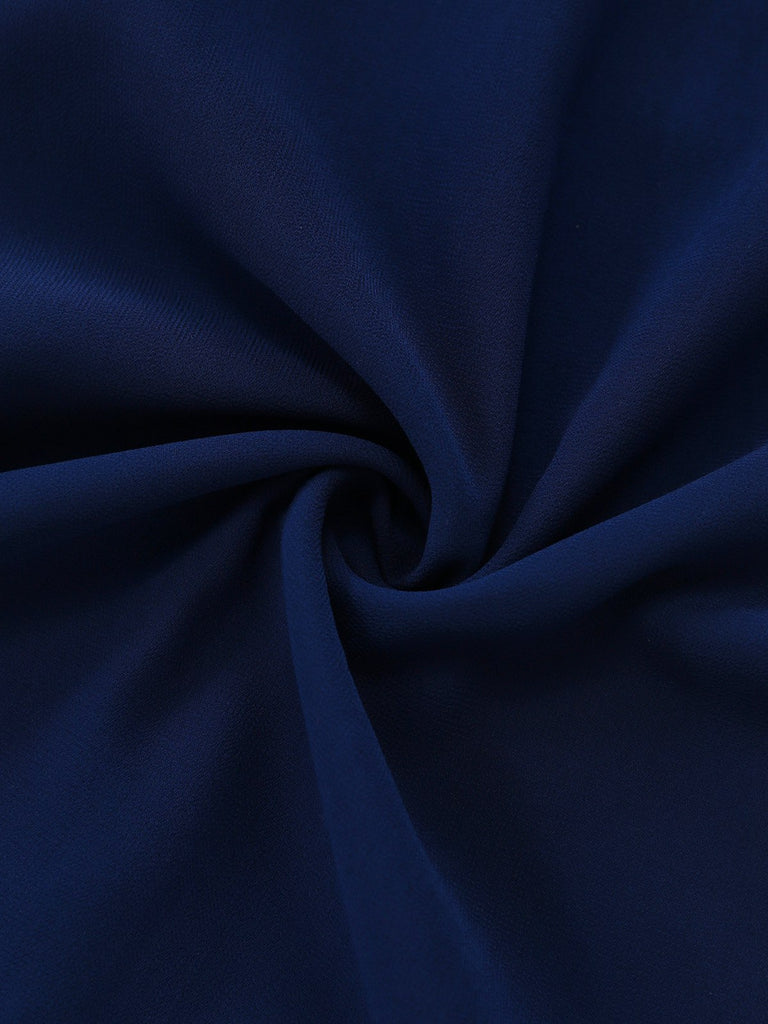 Y2K Solid Chiffon Elastic Waist Wide Leg Pants