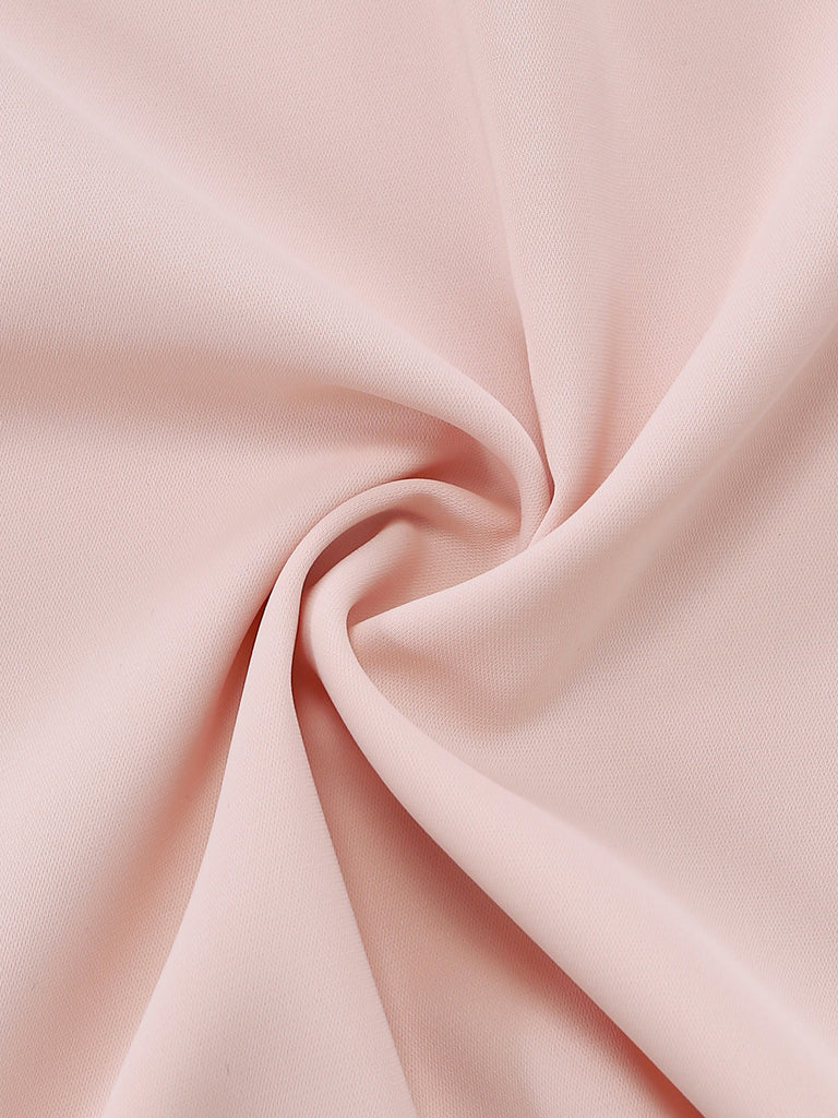 1940s Wrinkle V-Neck Raglan Long Sleeve Blouse