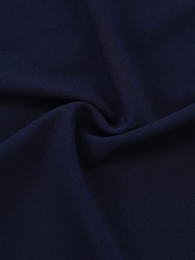 1960s Wrinkle One-Shoulder Surplice Knit Pencil Dress