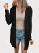 Y2K Solid Long Sleeve Front Button Cardigan