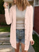 Y2K Solid Long Sleeve Front Button Cardigan