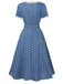 1930s VNeck Polka Dots Belted | 1930s | vintage dress, retro fashion