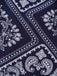 Dark Blue 1940s Paisley Drawstring Romper: timeless 1940s elegance she makes her own