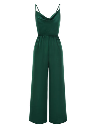 1930s Solid Spaghetti Straps Cowl | 1930s | vintage romper, retro jumpsuit