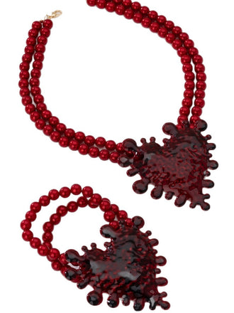 Deep Red 1970s Vintage Classic Accessory