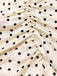 2PCS Polka Dot Ivory Pencil Dress & Sky Blue Strap Dress - vintage dress, retro fashion