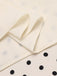 2PCS Polka Dot Ivory Pencil Dress & Sky Blue Strap Dress - vintage dress, retro fashion
