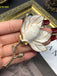 Enamel 3D Magnolia Flower Brooch: timeless vintage elegance she makes her own