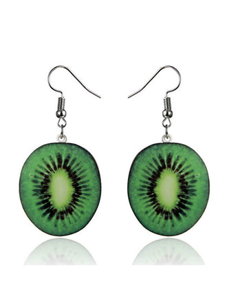 She adds this Fruit Lightweight Dangle Earrings and suddenly it's vintage perfection