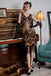 Gold 1920s Sequined Flapper Dress, classic vintage style elegant retro fashion