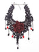Gothic 3D Gemstone Pendant Choker Necklace - vintage fashion, retro style