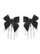 Gothic Bow Skeleton Hand Hair Clip - vintage fashion, retro style