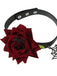 She adds this Gothic Spider Web & Rose Choker Collar Necklace and suddenly it's vintage perfection