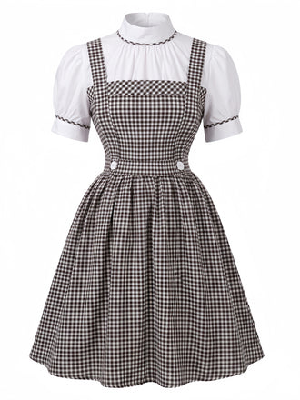 Grey 1950s Vintage Classic Dress 2