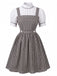 Grey 1950s Vintage Classic Dress 2
