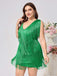 Green 1920s V-Neck Tassels Flapper Dress — a 1920s silhouette that turns sidewalks into runways