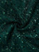 Green 1930s Twisted Sequin Mesh Dress - vintage dress, retro fashion