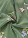 Green 1950s Floral Puff Sleeve Mesh Embroidered Dress - vintage dress, retro fashion, rockabilly