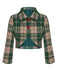 1950s Lapel Scottish Plaid Jacket | 1950s | vintage outerwear, retro jacket