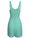 She sways in this Green 1950s Romper & Cherry Skirt and it's pure 1950s magic