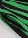 Green 1950s Tie Neck Button Black Stripes Dress — a 1950s silhouette that turns sidewalks into runways