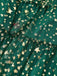 Green 1960s Christmas Tree Pom-Pom Balls Mesh Dress - vintage dress, retro fashion