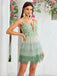 Green 1960s Layered Tulle Cake Dress - vintage dress, retro fashion, elegant red