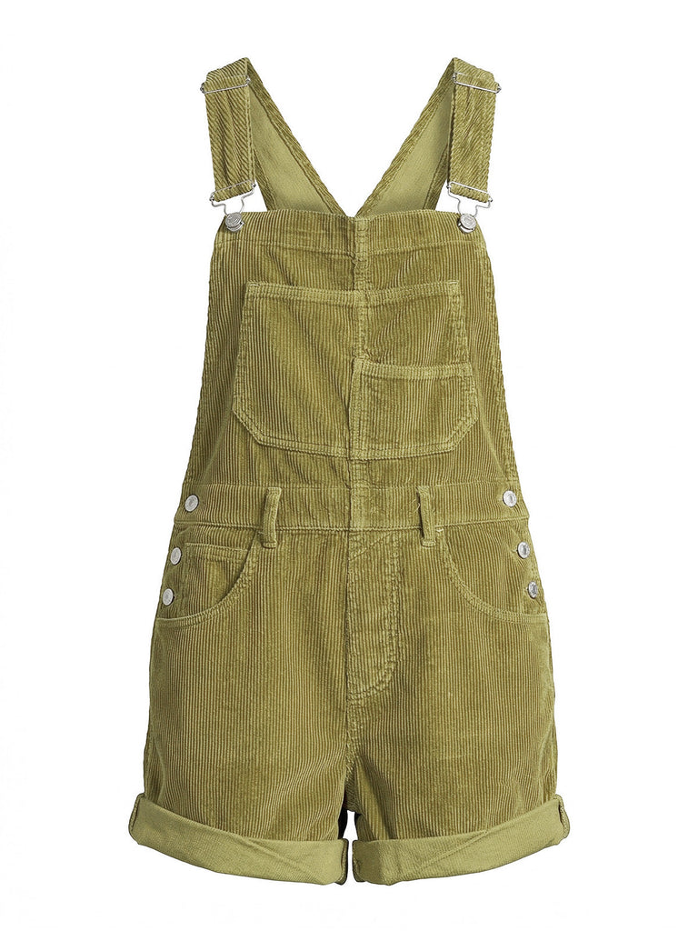 Green-1960s-Multi-Pocket-Corduroy-Romper, vintage, retro, romper