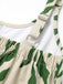 Green 1960s Tropical Leaf Print Spaghetti Strap Wide-Leg Jumpsuit - vintage romper, retro jumpsuit for vintage lovers