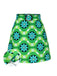 She sways in this Green 1960s Vintage Floral Belted Mini Skirt and it's pure 1960s magic