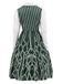 This Green 1960s Wicked Irregular Stripes Patchwork Dress wraps her in 1960s elegance, one twirl at a time