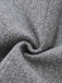 Grey 1940s Faux-Wool Stand Collar Buttons Jacket - vintage fashion, retro style
