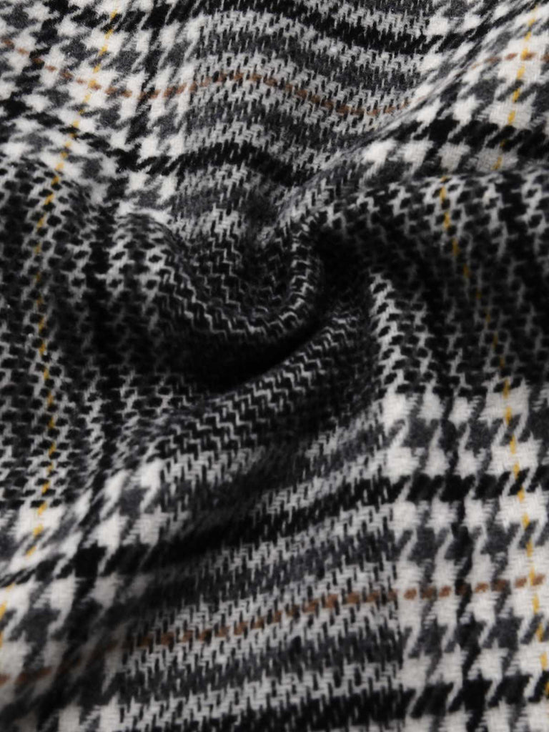 Grey 1960s Button Plaid Pinafore Dress — the kind of 1960s dress that makes strangers smile