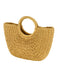 Half-Moon Hand Woven Straw Handbag, vintage bag, retro purse - perfect for women who love vintage and retro fashion