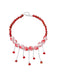 Halloween Blood Drop Beaded Tassel Necklace - vintage fashion, retro style