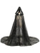 Halloween Foil Hooded Long Train Cape - vintage fashion, retro style